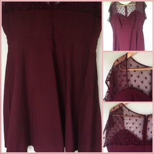 Maroon torrid dress